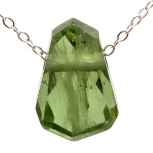Peridot Faceted Pendant