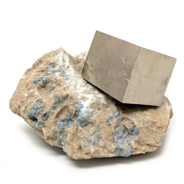 Pyrite Cubic Crystal in Matrix, Small - Image 4