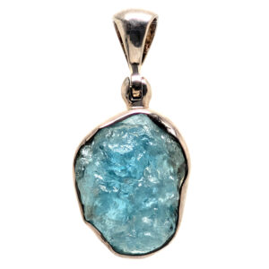 Blue Apatite Sterling Silver Pendant Blue Apatite Sterling Silver Pendant