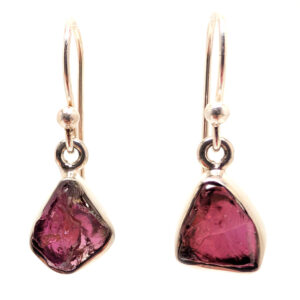 Rhodolite Garnet Sterling Silver Earrings