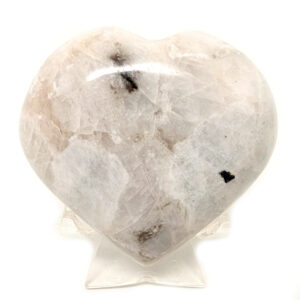 Rainbow Moonstone Heart