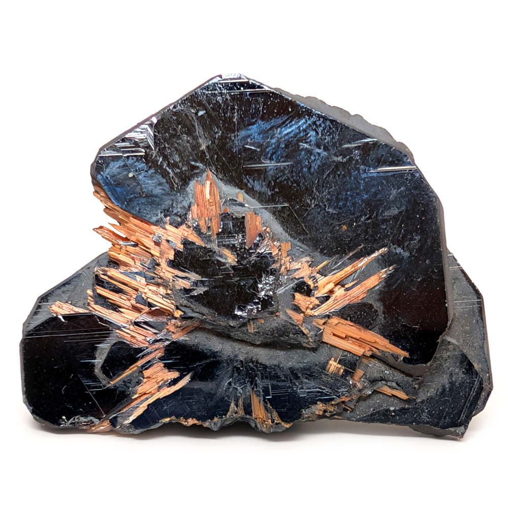 Rutile on Hematite Rutile on Hematite