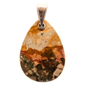 Oregon Picture Jasper Teardrop Pendant Oregon Picture Jasper Teardrop Pendant