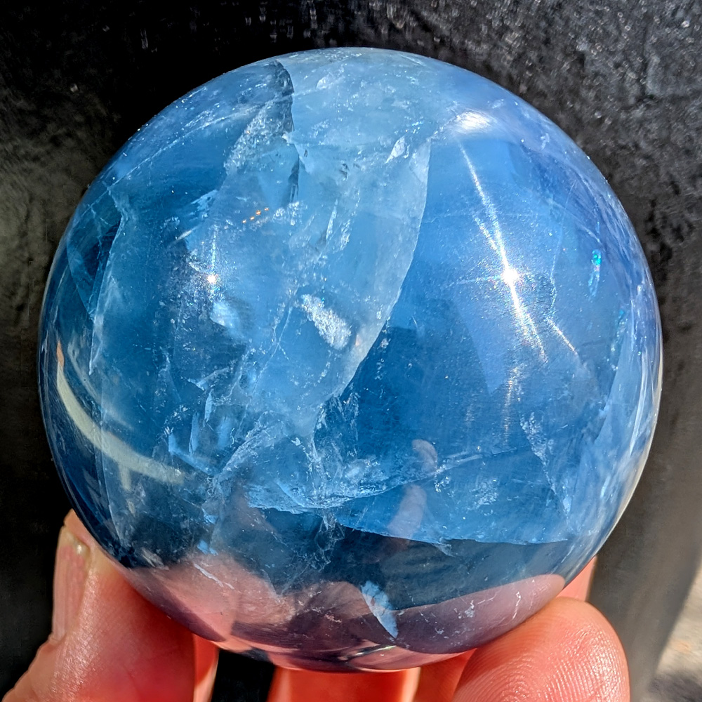 Blue Fluorite Sphere Blue Fluorite Sphere