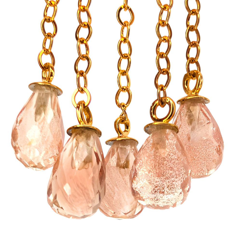 Oregon Sunstone Gold Vermeil Chandelier Earrings Oregon Sunstone Gold Vermeil Chandelier Earrings - Image 3