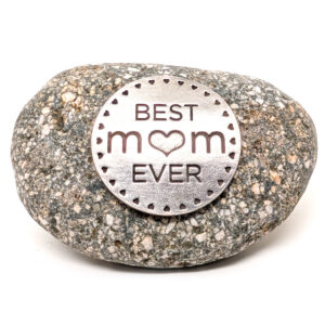 "Best Mom Ever" Garden Rock