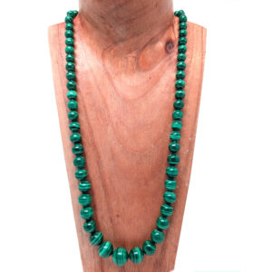 Malachite Round Bead Necklace