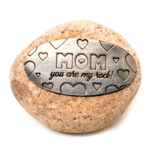 "Mom You Are My Rock" Garden Rock