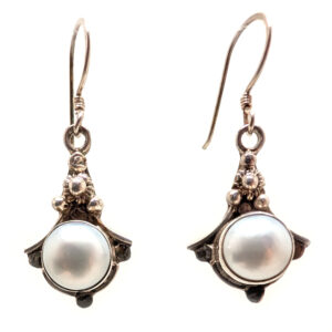 Pearl Sterling Silver Earrings