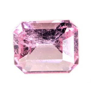 Pink Tourmaline Emerald-Cut Gemstone Pink Tourmaline Emerald-Cut Gemstone