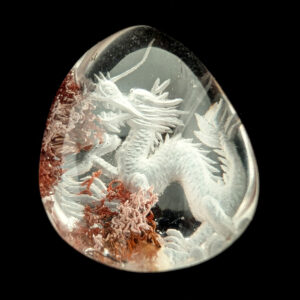Quartz Dragon Intaglio Carving Quartz Dragon Intaglio Carving