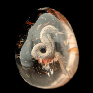 Quartz Snake Intaglio Carving Quartz Snake Intaglio Carving