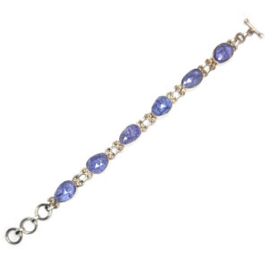 Tanzanite Sterling Silver Bracelet