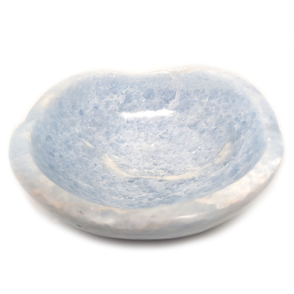 Blue Calcite Bowl, Large Blue Calcite Bowl, Large - Image 2