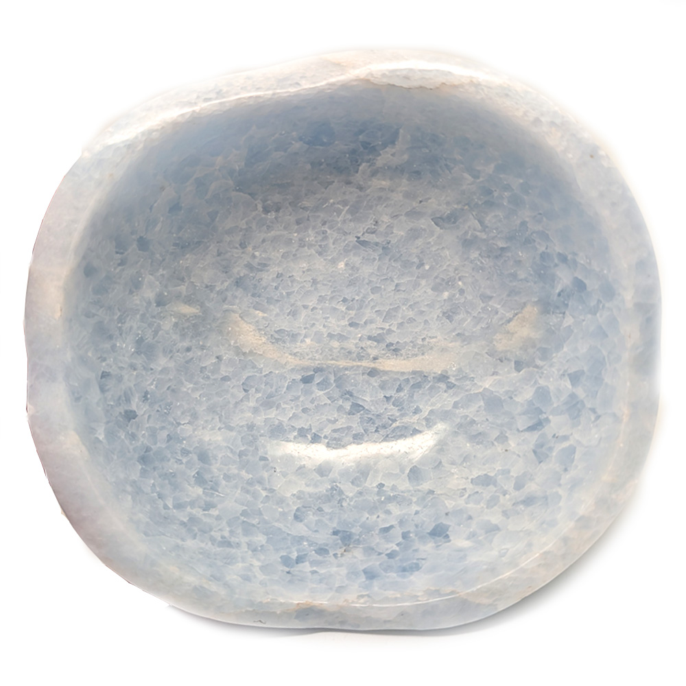 Blue Calcite Bowl, Large Blue Calcite Bowl, Large - Image 3