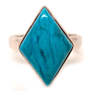 Blue Opal Marquise Sterling Silver Ring; size 8 Blue Opal Marquise Sterling Silver Ring; size 8