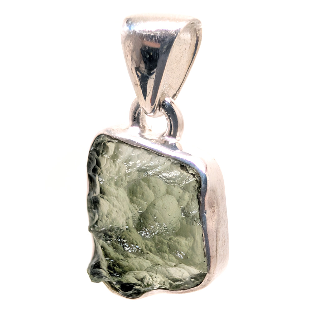 Moldavite Sterling Silver Pendant Moldavite Sterling Silver Pendant - Image 2