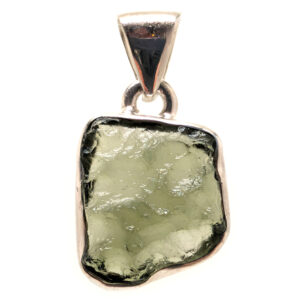 Moldavite Sterling Silver Pendant Moldavite Sterling Silver Pendant