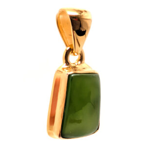 Jade Gold Vermeil Pendant Jade Gold Vermeil Pendant