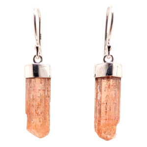Imperial Topaz Crystal Sterling Silver Earrings